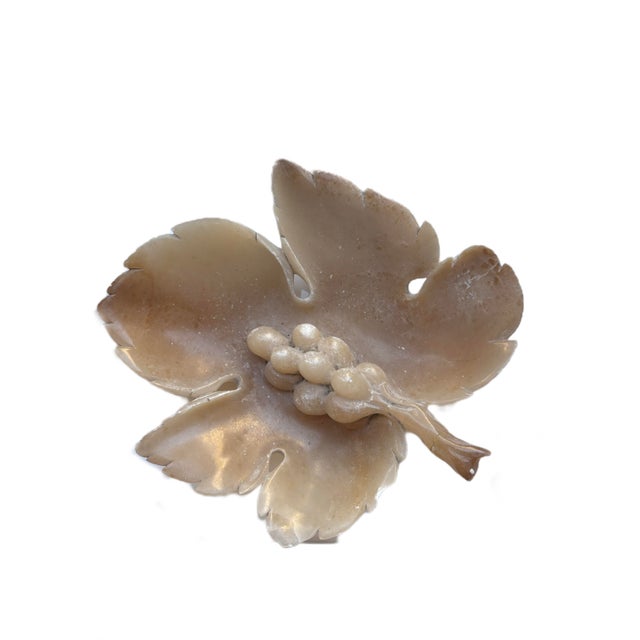 Alabaster Centerpiece with Grapes For Sale - Image 3 of 3