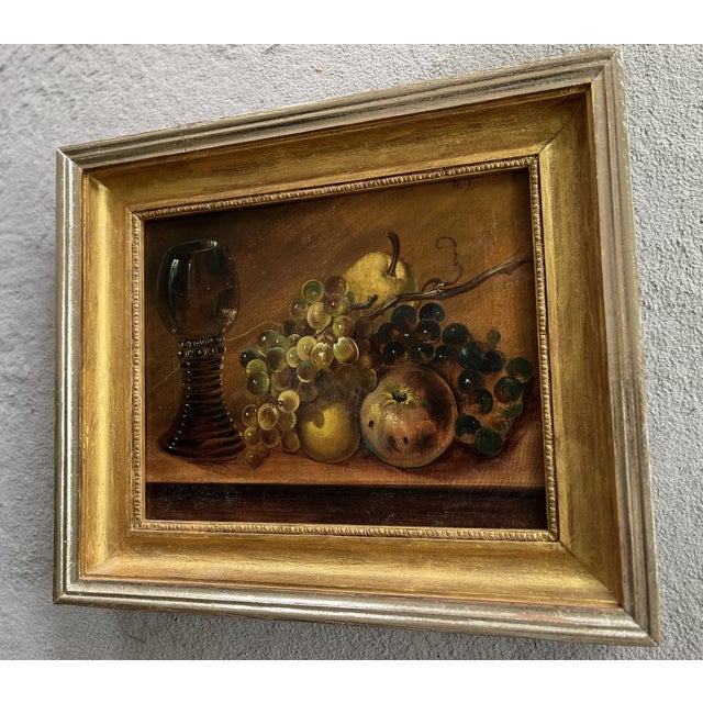 H. Seebacher, Still Life Composition, 1903, Oil Painting on Canvas, Framed For Sale - Image 4 of 9