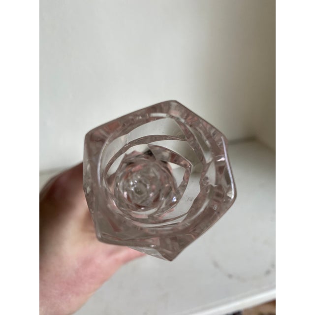 Oversized Pair Faux Rock Crystal Candlesticks, After Van Day Truex For Sale In Atlanta - Image 6 of 8