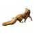 Vintage English Brass Fox For Sale