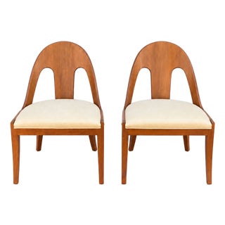 Vintage Spoonback Chairs - A Pair For Sale