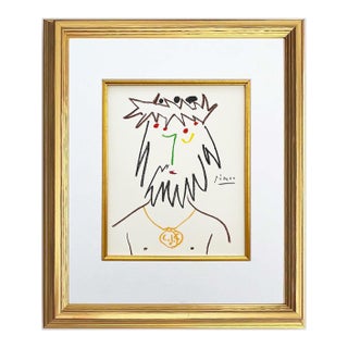 1960s Picasso Lithograph 27 CJC Framed For Sale