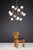 Mid-Century Chandelier in Brass and 12 Opaline Globes from Stilnovo, Italy 1950s For Sale - Image 16 of 17