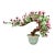 Oversized Handcrafted Glass Jade Blossom Bonsai Tree in Celadon Pot – Asian / Chinoiserie For Sale