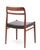 Wood Alf Aarseth Gustav Bahus Model 145 Danish Dining Chairs Black Vinyl Seats Three Available For Sale - Image 7 of 15