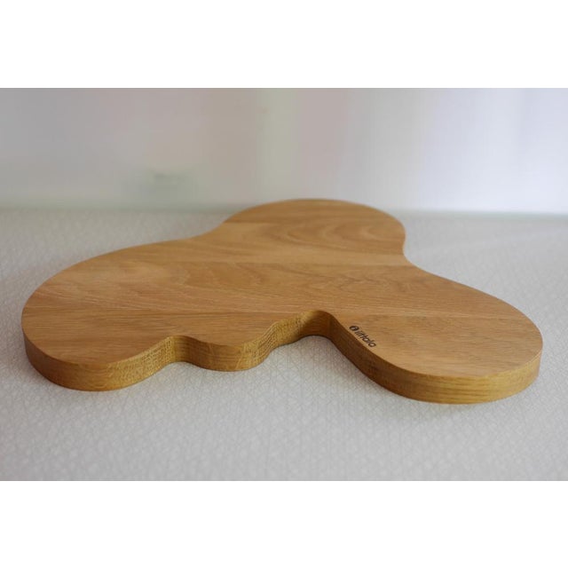Light Yellow Serving Platter in Oak by Alvar Aalto for Iittala For Sale - Image 8 of 11