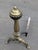 Vintage Federal Style Brass Fireplace Andirons For Sale - Image 4 of 7
