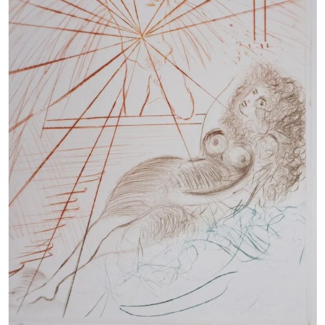 Salvador Dali, Decameron: The Angel Gabriel, 1972, Etching For Sale - Image 6 of 7