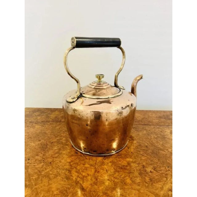 Large George III Copper Kettle, 1800s For Sale - Image 3 of 6