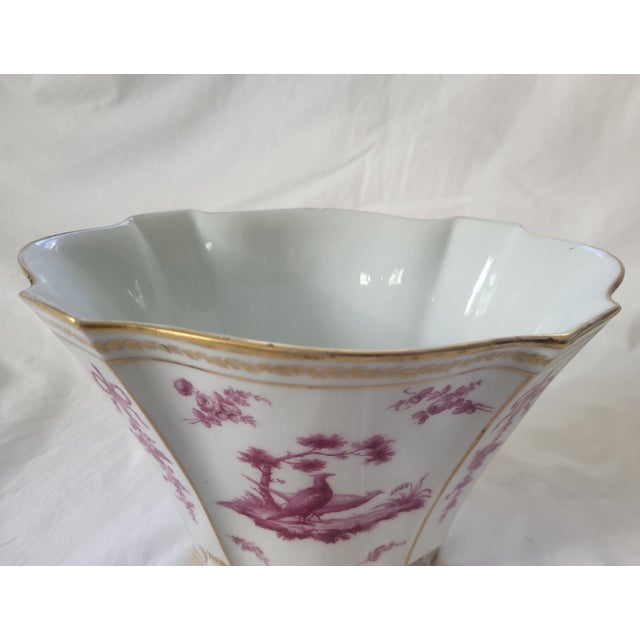Sèvres-Style Vieux Paris Porcelain Cachepot by Camille Naudot, 1890s ...