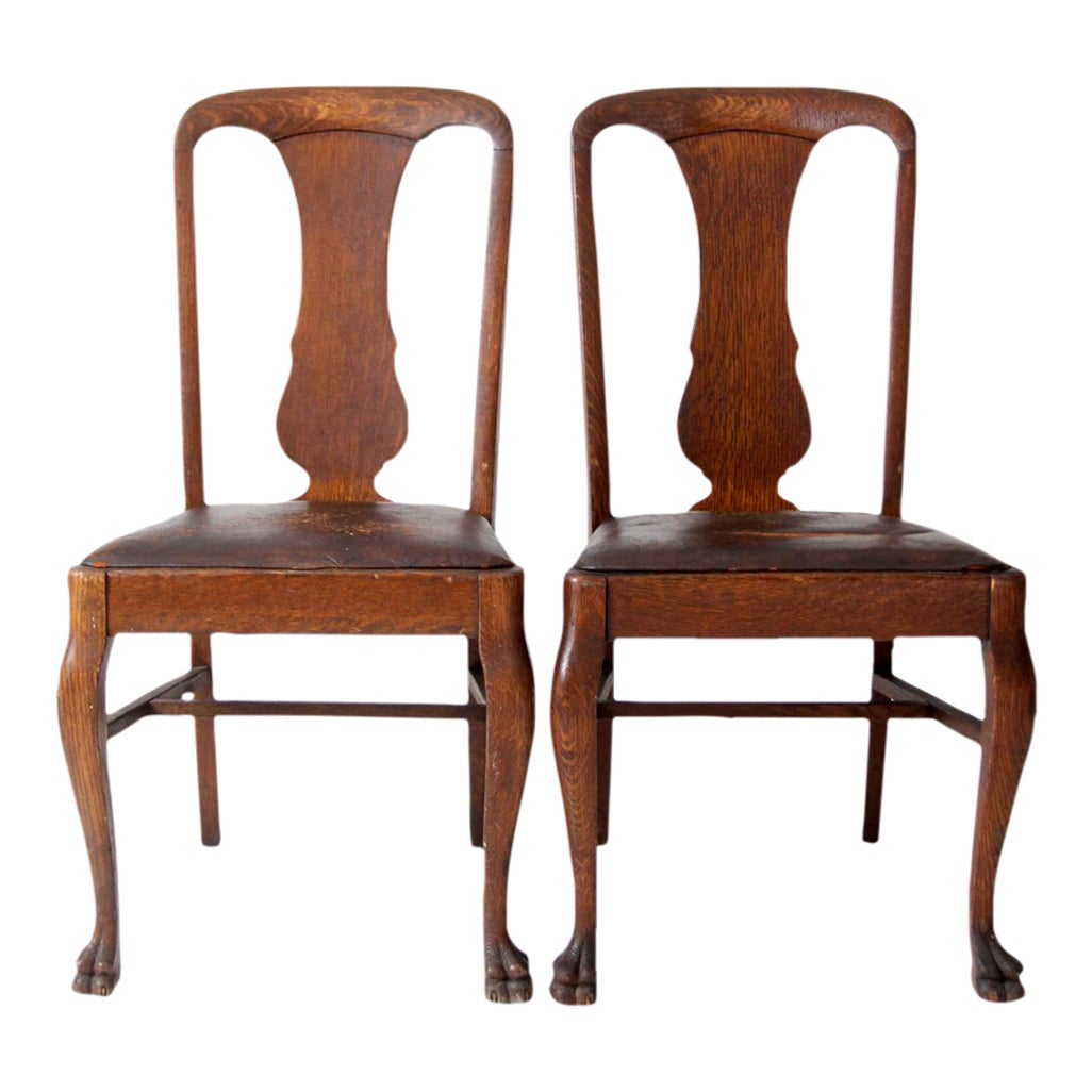 Antique Colonial Chair Co Queen Anne Style Chairs Chairish