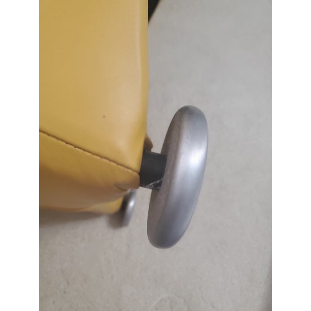 Yellow Modern Gerard Van Berg for Montis Lounge Chair in Yellow Leather For Sale - Image 8 of 10