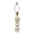 Currey & Co Modern White Marble Lamp For Sale