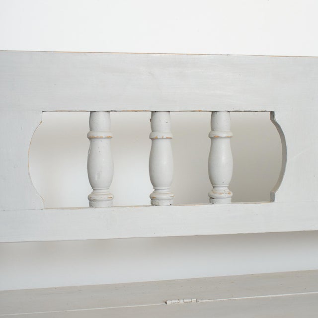 Antique Hungarian Settle with Storage, 1950s For Sale - Image 4 of 11