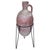 Ceramic 1890 Terracotta Amphora Vase or Jar with handle with metal support For Sale - Image 7 of 18