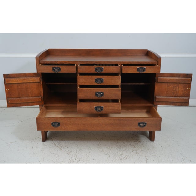 Mission Stickley Mission Oak L & Jg Design Sideboard For Sale - Image 3 of 12