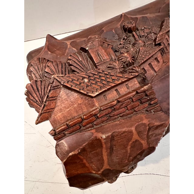 Wood Carved Vintage Box For Sale - Image 10 of 12