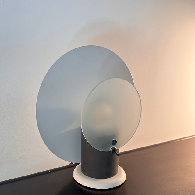 Round Table Lamp by Michele De Lucchi for Bieffeplast, 1983 For Sale - Image 10 of 13