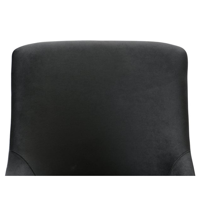 Beatrix Black Office Swivel Chair For Sale - Image 4 of 8