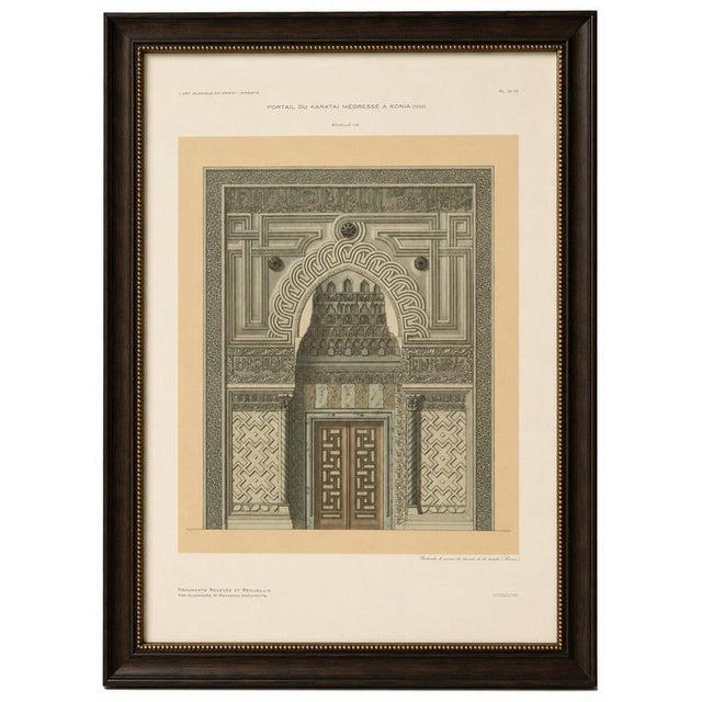 Alexandre Marcel Raymond, Karatay Madrasa Portal, 1924, Lithograph For Sale - Image 9 of 10