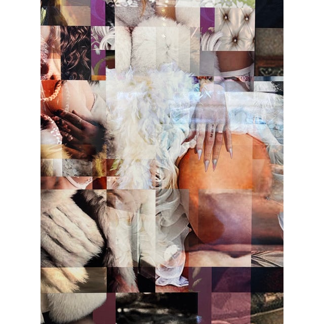 Contemporary Contemporary Digital Photo Collage Printed on Plexiglass by Takako Konishi For Sale - Image 3 of 3