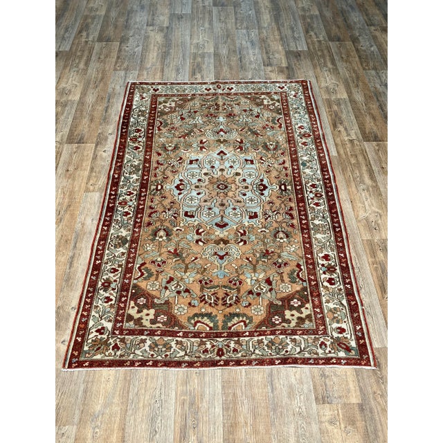 1920s Bellwether Rugs Antique Bakhtiari - 4'8" X 6'9" For Sale - Image 5 of 5