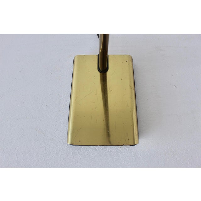 Metal 1980s Koch and Lowy Telescoping Brass Floor Lamp Conical Shade Detail Vintage Modern For Sale - Image 7 of 18