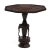 Brown Anglo-Indian Teak Elephant Lotus Lamp Side Table Mid 20th Century For Sale - Image 8 of 12