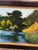 Signed Camhi Lakeside Landscape Original Oil Painting For Sale - Image 9 of 12