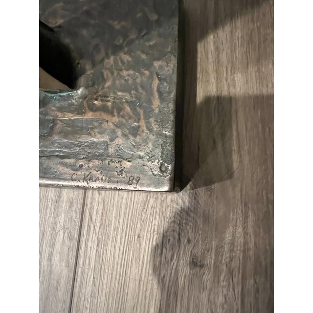 Metal Sculpture by Charles Kraus 1989 For Sale - Image 4 of 10
