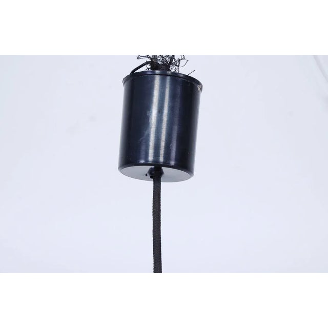 Ceiling Lamp in White and Sandblasted Glass, 1950s For Sale - Image 10 of 11