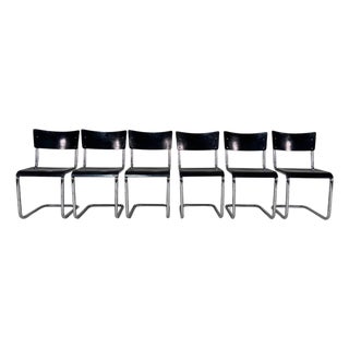 1990s S43 Dining Chairs by Mart Stam for Thonet (Set of 6) For Sale