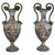 Italian Faience Hand-Painted Urns For Sale - Image 9 of 9