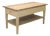 Worktable in Cream Lacquered Poplar Wood For Sale