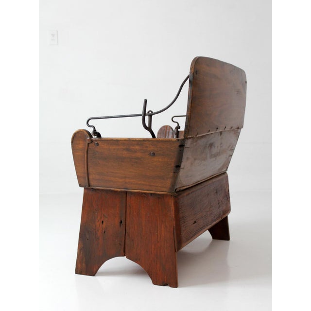 Antique American Buggy Seat Bench For Sale - Image 9 of 17