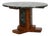 Art Deco Coffee Table in Oak and Green Marble, France, 1920 For Sale