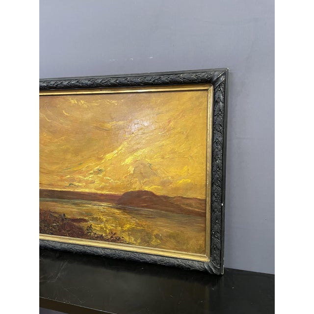 André Albertin, The Evening Clouds, 1890s-1910s, Oil Painting, Framed For Sale - Image 3 of 7