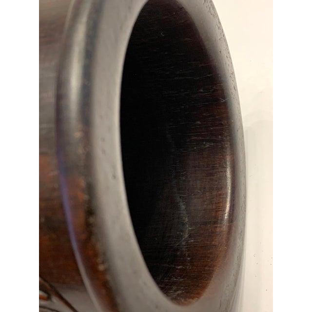Finely Carved Chinese Brush Holder Pot For Sale - Image 10 of 16