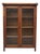 Arts & Crafts Mission Oak 2 Door China Cabinet in the Manner of Stickley C1920 For Sale