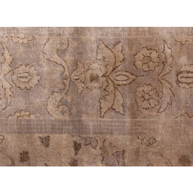 Beige Subtle Sophistication: Antique Turkish Sivas Rug For Sale - Image 8 of 8