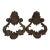 Pair of Monumental 19th Century French St Bricard Paris Bronze Door Knockers For Sale