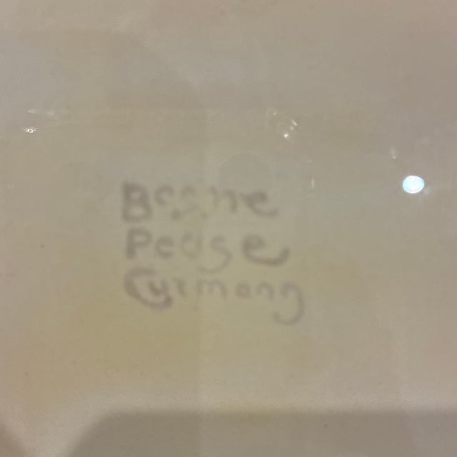Bessie Peace Gutmann “Sweet Dreams” Lithograph Framed in Wooden Frame For Sale - Image 4 of 12