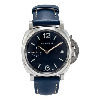 Panerai Luminor Due 38mm Pam01273 Blue Dial Stainless Steel Automatic Watch For Sale