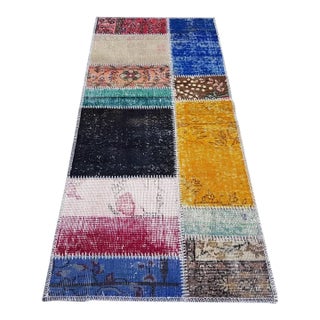 Mid 20th Century Small Oushak Decorative Wool Rug For Sale