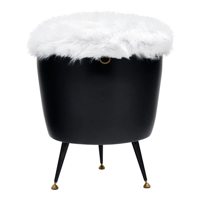 Italian Mid-Century Stool For Sale