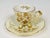 Vintage Golden Floral Kalk Demitasse Cup & Saucer Set- 2 Pieces For Sale - Image 12 of 12