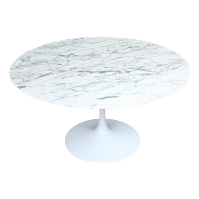 Table Model Tulip Arabescato by Eero Saarinen for Knoll International, 1990 For Sale