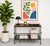 Metal Mid Century Modern Industrial Black Metal Magazine Stand / Side Table, C. 1960's For Sale - Image 7 of 11