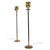 Brass 1960s Art Deco Regency Greek Key Brass Chalice Stiffel Torchiere Floor Lamps Set - a Pair For Sale - Image 8 of 12