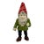Hard to Find Unusual Model Antique American Cast Iron Figurative Standing Gnome Doorstop - Circa 1920s For Sale